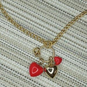 Red Hearts necklace.